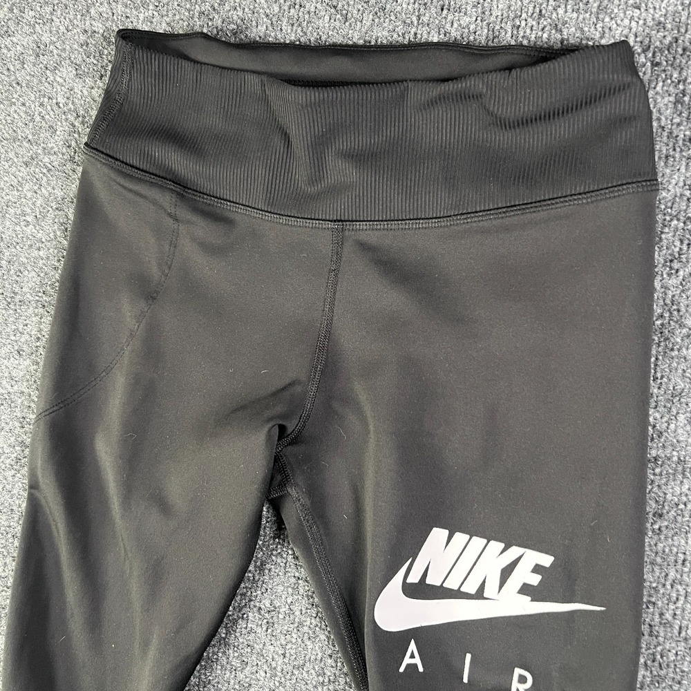 Nike Air Tight Fit 7/8 Leggings Womens Small Black Skinny Leg Running Athleisure